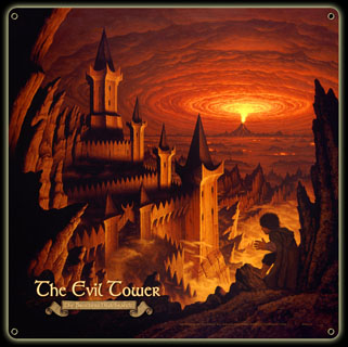 The Evil Tower - Cirith Ungol - Vintage Tin Sign, Brothers Hildebrandt