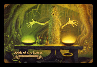 Spirit of the Forest - Treebeard - Vintage Tin Sign, Brothers Hildebrandt