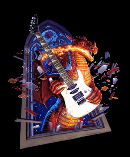 TSO Dragon Guitar , Greg Hildebrandt