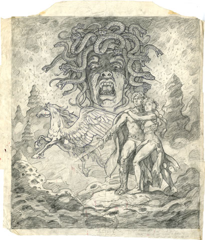 Clash of the Titans - final sketch, Brothers Hildebrandt