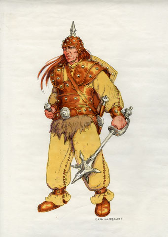 Krull - Rhun character design, Greg Hildebrandt