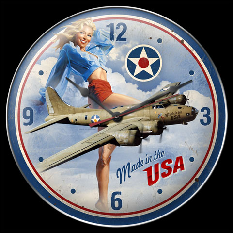 Made in the USA - Clock, Greg Hildebrandt
