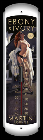 Ebony and Ivory - Thermometer, Greg Hildebrandt