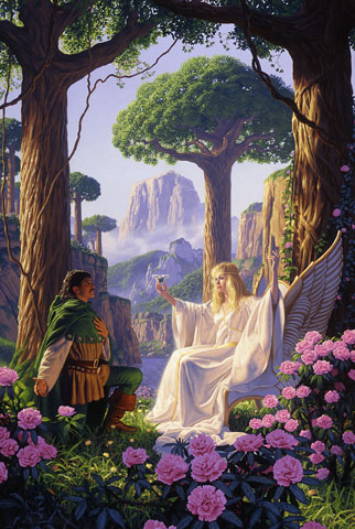 The Gift of Galadriel - Giclee, Greg Hildebrandt