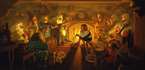 The Unexpected Party - Giclee, Brothers Hildebrandt