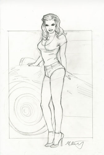 Strike a Chord sketch #2, Greg Hildebrandt