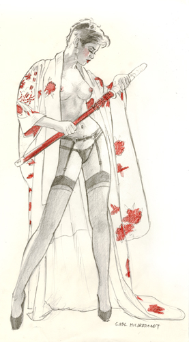 Samurai - Sketch #1, Greg Hildebrandt