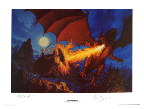 The Dragon Slayer - SIGNED BY GREG AND TIM, Brothers Hildebrandt