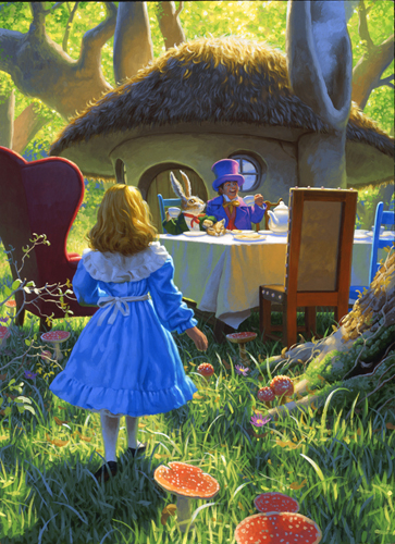 At the Mad Tea Party, Greg Hildebrandt
