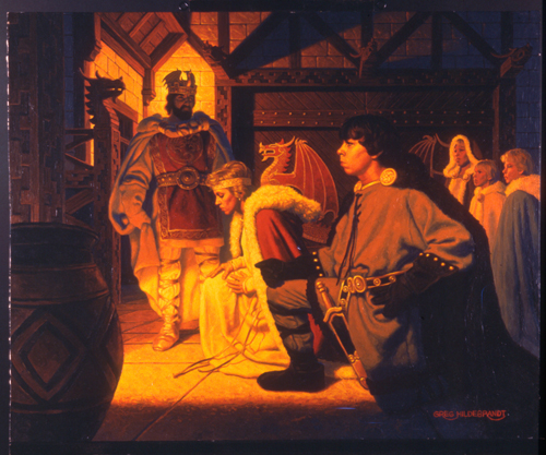 Arthur and Morgause, Greg Hildebrandt