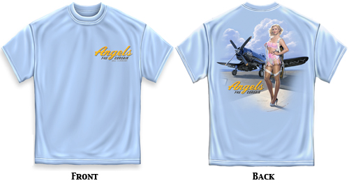 On the Wings of Angels - T-shirt - Large, Greg Hildebrandt
