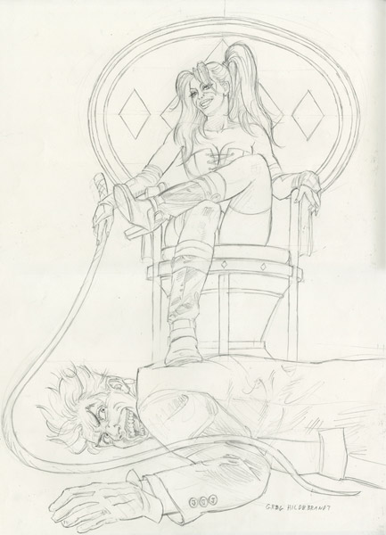 Whiplash - Sketch #1, Greg Hildebrandt