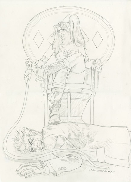 Whiplash - Sketch #2, Greg Hildebrandt