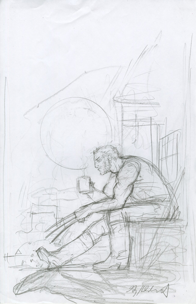 Marvel - Old Man Logan - Sketch #6, Greg Hildebrandt