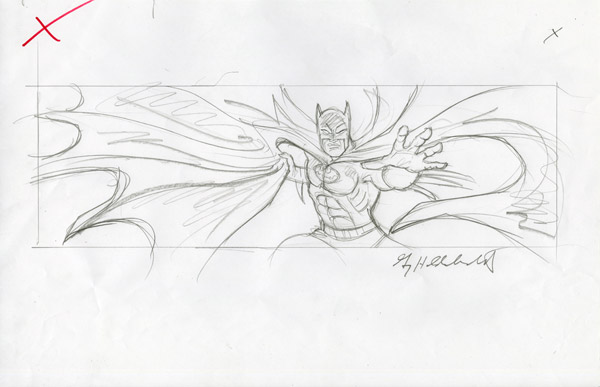 Against All Odds - Sketch #6, Greg Hildebrandt