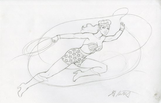 Wonder Woman 75th Anniversary - Sketch #7, Greg Hildebrandt