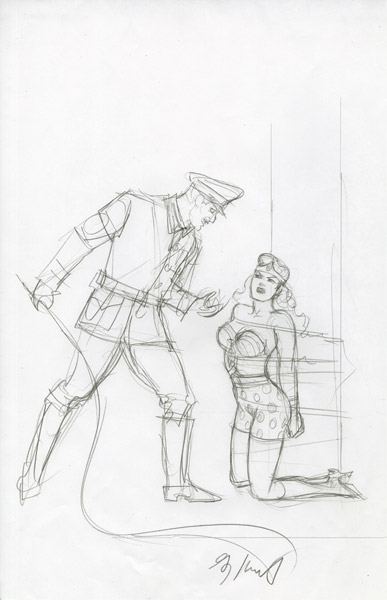Wonder Woman 75th Anniversary - Sketch #8, Greg Hildebrandt