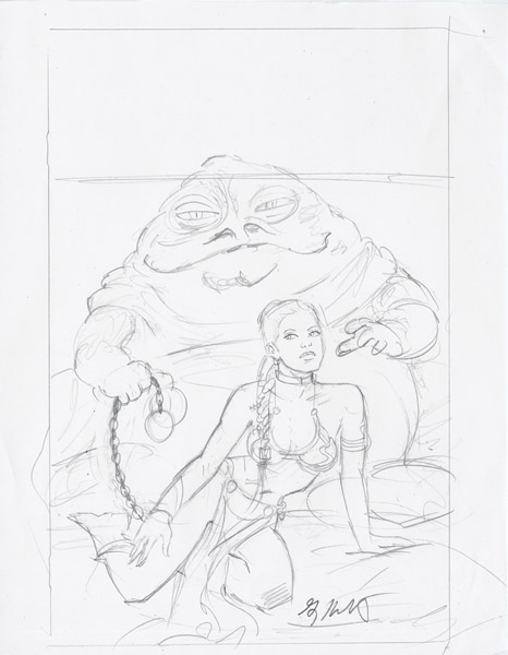 Star Wars - Blank Variant Sketch #1, Greg Hildebrandt