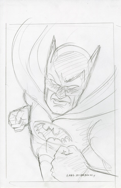 Batman - Sketch #2, Greg Hildebrandt