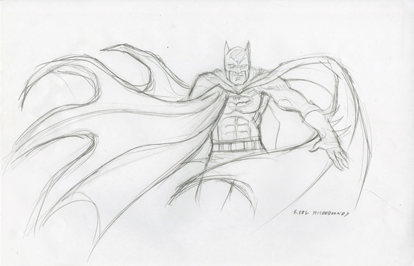 Batman - Sketch #3, Greg Hildebrandt
