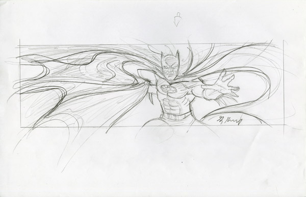 Against All Odds - Sketch #9, Greg Hildebrandt