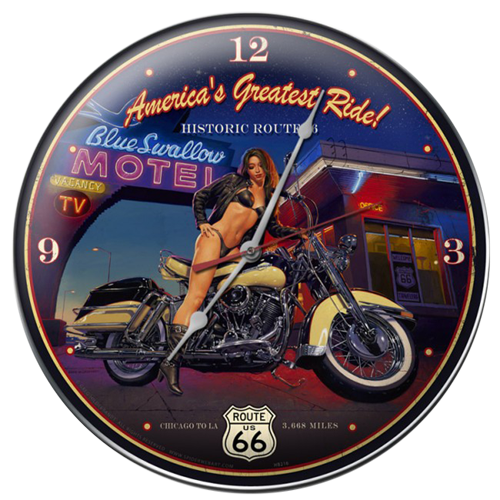 Blue Swallow - Clock, Greg Hildebrandt