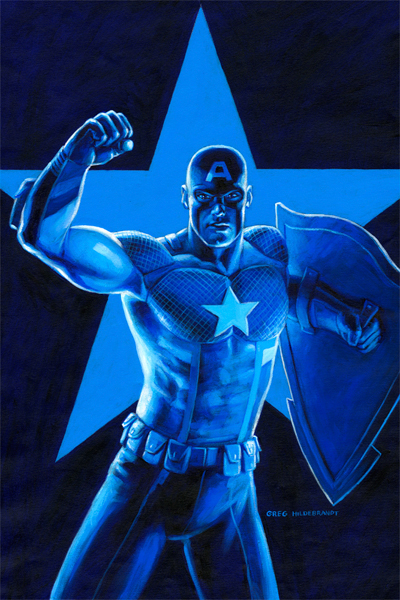 Captain America - Marvel - Variant Cover, Greg Hildebrandt