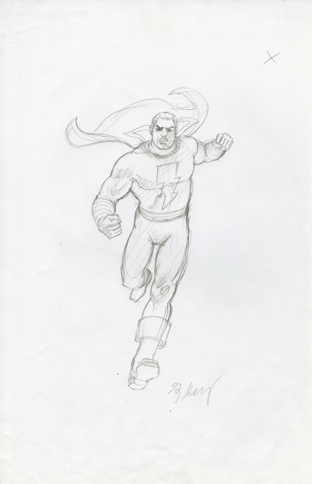 Shazam - Sketch, Greg Hildebrandt