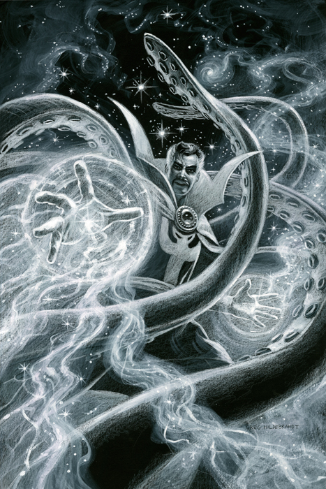 Doctor Strange - Black Board, Greg Hildebrandt
