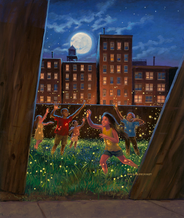 TSO 2016 - Dreams of Fireflies - Painting C, Greg Hildebrandt