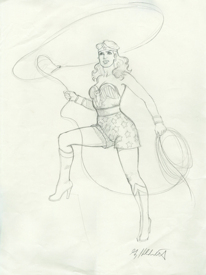 Wonder Woman 75th Anniversary Sketch - #23, Greg Hildebrandt