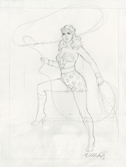 Wonder Woman 75th Anniversary Sketch - #24, Greg Hildebrandt