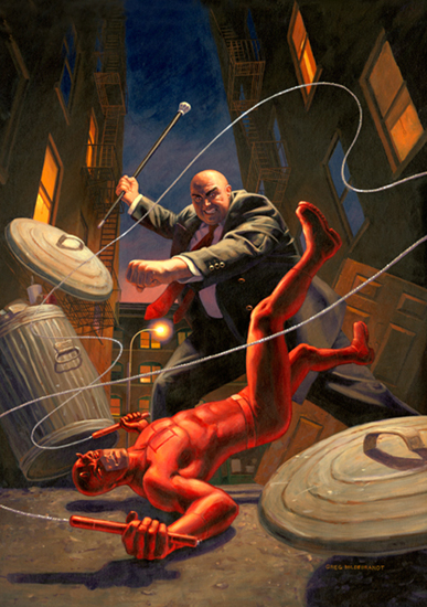 MCU Daredevil VS Kingpin(Ninja Assassin) - Battles - Comic Vine