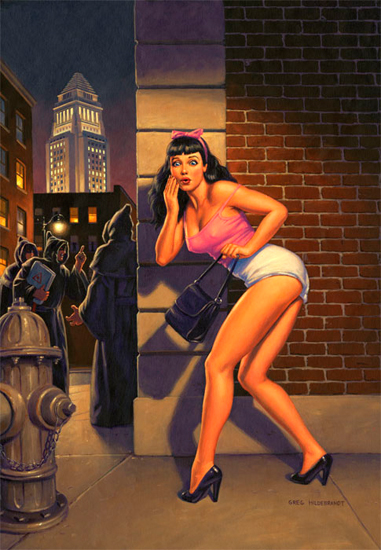 Bettie Page , Greg Hildebrandt