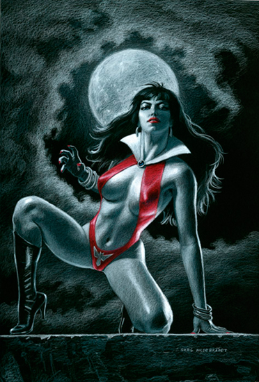 Vampirella - Black Board, Greg Hildebrandt