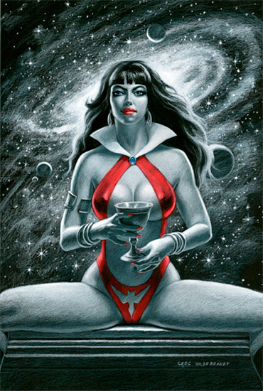 Vampirella - Black Board #2, Greg Hildebrandt