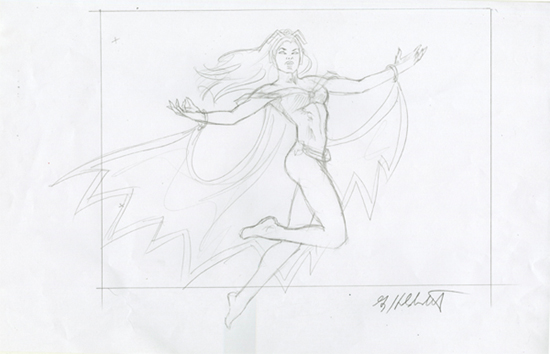 Storm - Sketch #1, Greg Hildebrandt