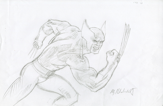 Wolverine - Sketch #1, Greg Hildebrandt