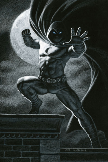 Moon Knight - Black Board, Greg Hildebrandt