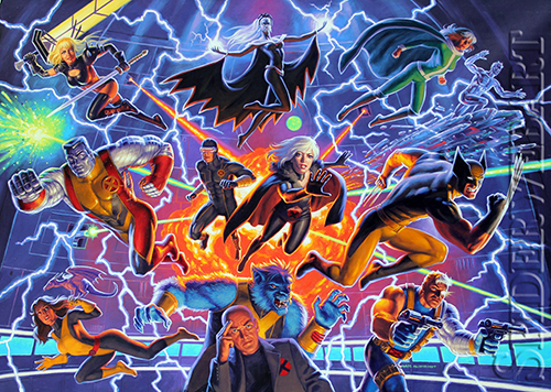 Marvel X-Men 9 Block, Greg Hildebrandt