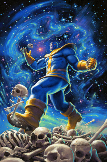 Thanos - Marvel Cover, Greg Hildebrandt