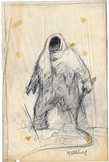 Mob Rules Preliminary Sketch 2, Greg Hildebrandt