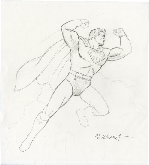 Superman Homage to Joe Schuster, Greg Hildebrandt