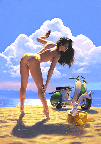 Puppy Love 13x19 Print, Greg Hildebrandt