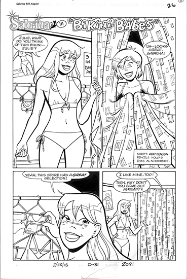 Sabrina #46 Pg26, Holly Golightly