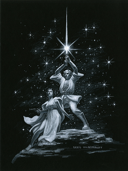 Luke and Leia BB, Greg Hildebrandt