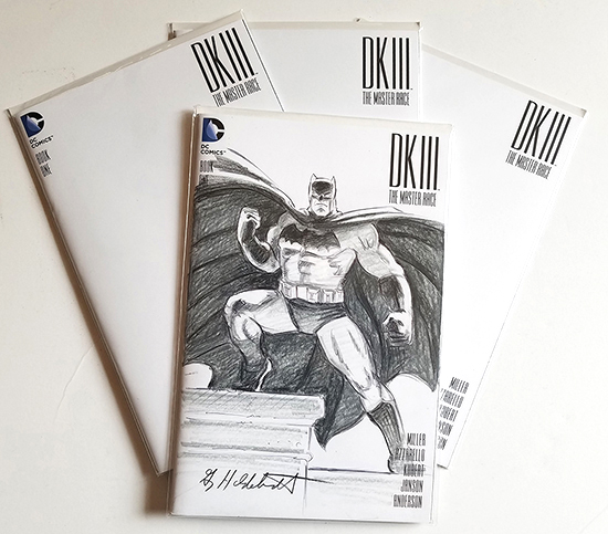 Batman Dark Knight 3 Comic Sketch Cover: NYCC Special, Greg Hildebrandt