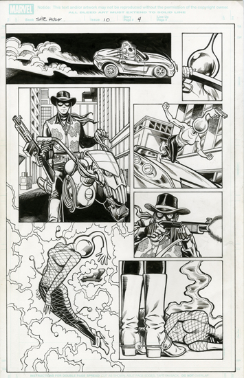 She Hulk  Issue: 10 Vol: 2 Page: 4, Nelson DeCastro
