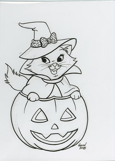 Halloween Kitten, Holly Golightly