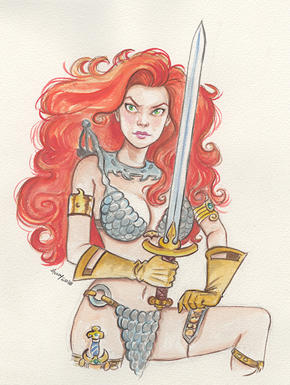 Red Sonja Commission, Holly Golightly